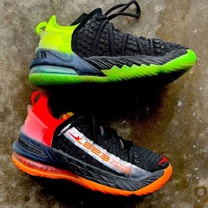 Nike LeBron 18 GS size 3.5